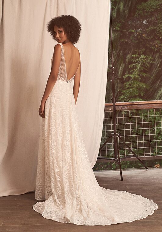 Lillian West 66281 A-Line Wedding Dress - 4