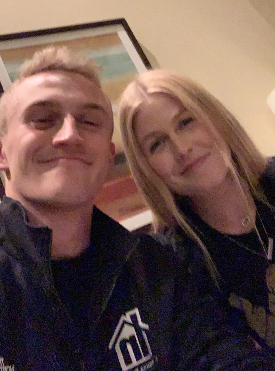 First time meeting Ashley's parents. (this was a snapchat to Drake to tell him we were dating)
