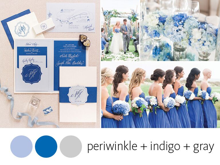 Periwinkle, Indigo Blue ...