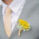 Yellow Craspedia Boutonniere