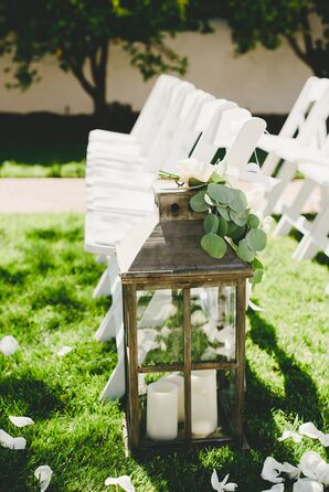 Lantern Ceremony Aisle Decor