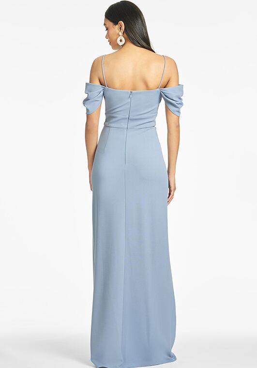Sachin & Babi Brittany Gown - Slate Blue Sweetheart Bridesmaid Dress - 3