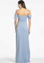 Sachin & Babi Brittany Gown - Slate Blue Sweetheart Bridesmaid Dress - thumbnail - 3