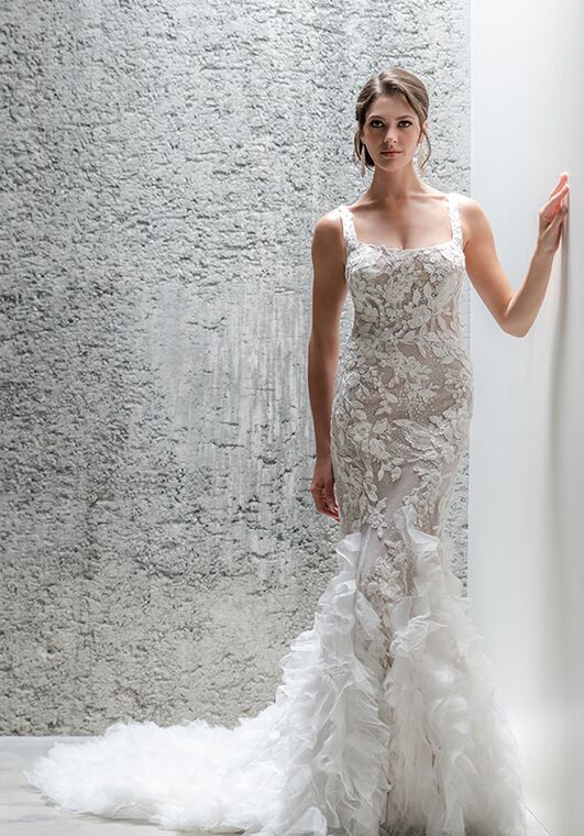 Allure Couture C690 Mermaid and Trumpet Wedding Dress - 5