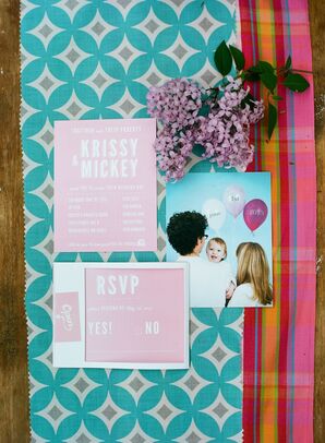 Pink Invitation Set