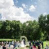 Lawn Games Filled This Couple's Relaxed Backyard Wedding Reception in Ann Arbor, Michigan