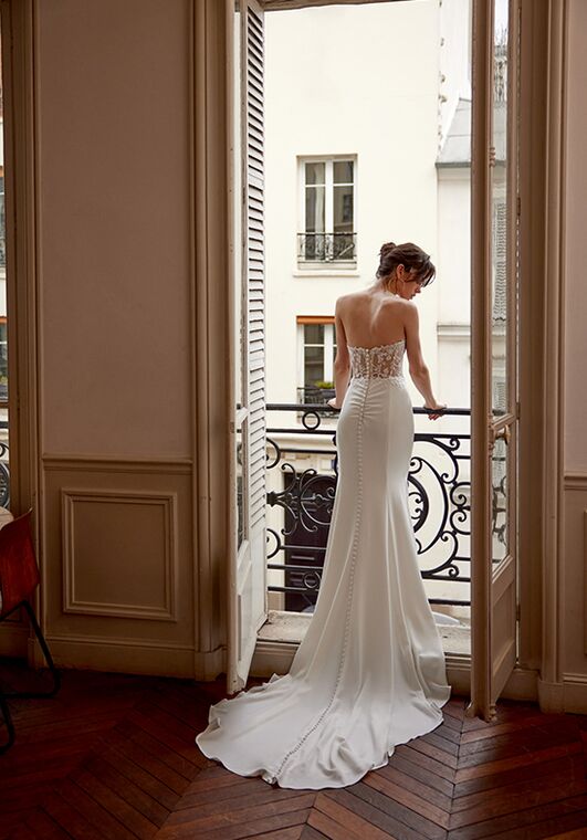 Adore by Justin Alexander 11368 Fit-and-Flare Wedding Dress - 4