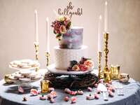 Unique wedding cake topper