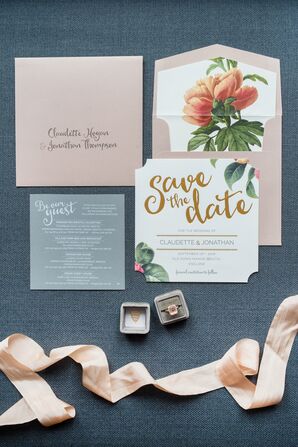 Whimsical Floral Save-the-Dates
