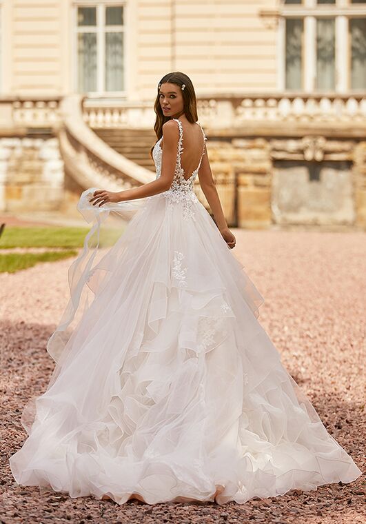 Moonlight Couture H1465 A-Line Wedding Dress - 2