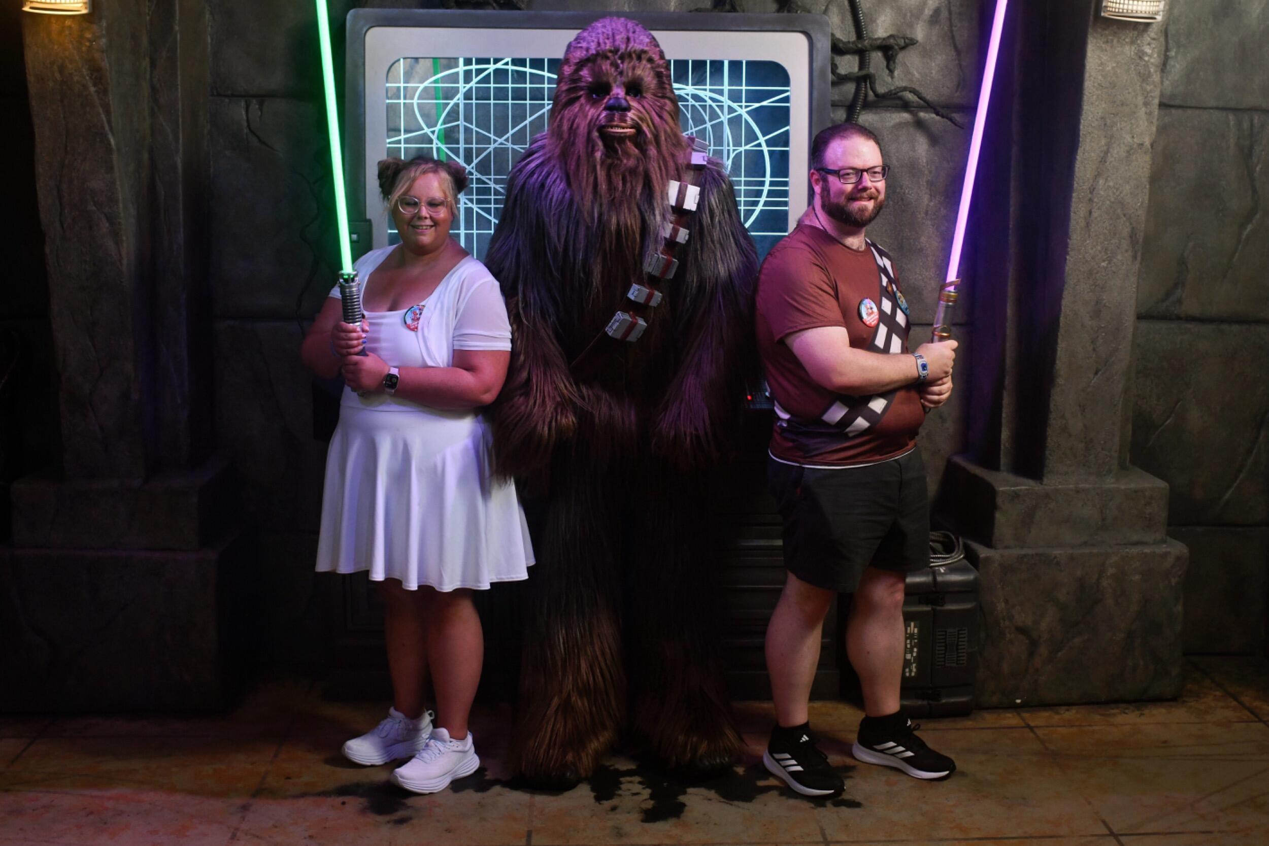 Leia, Chewie, and Chewie 2.0.