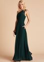 Birdy Grey Kira Dress in Emerald One Shoulder Bridesmaid Dress - thumbnail - 3