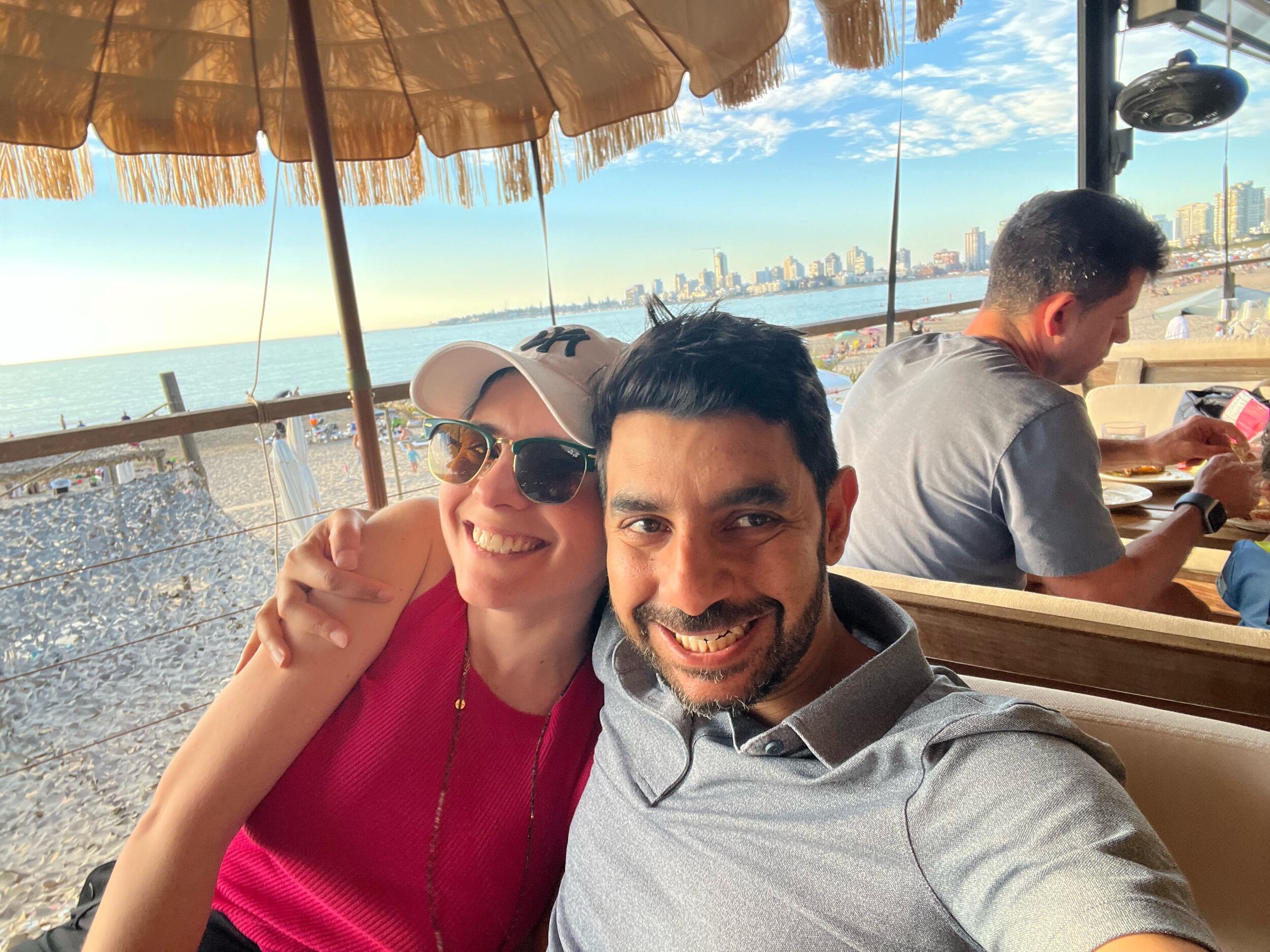 Amir fell in love with summers in Punta del Este. 