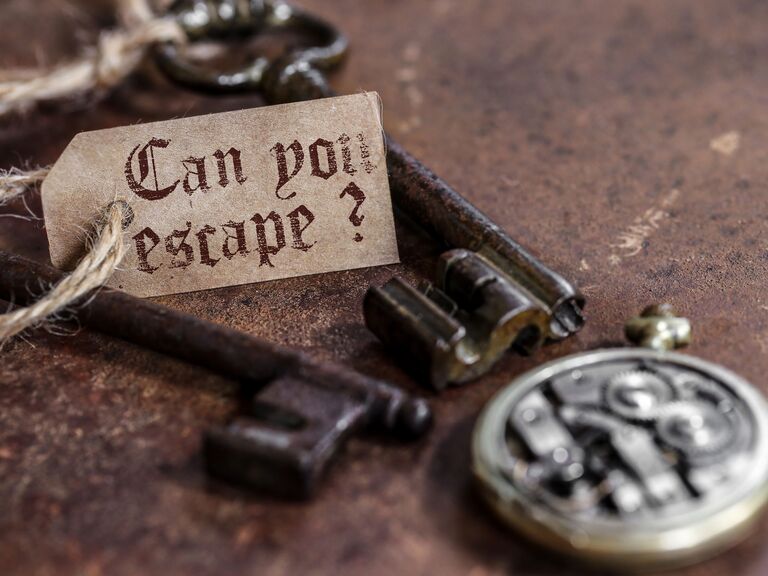 Escape Room antique-style keys