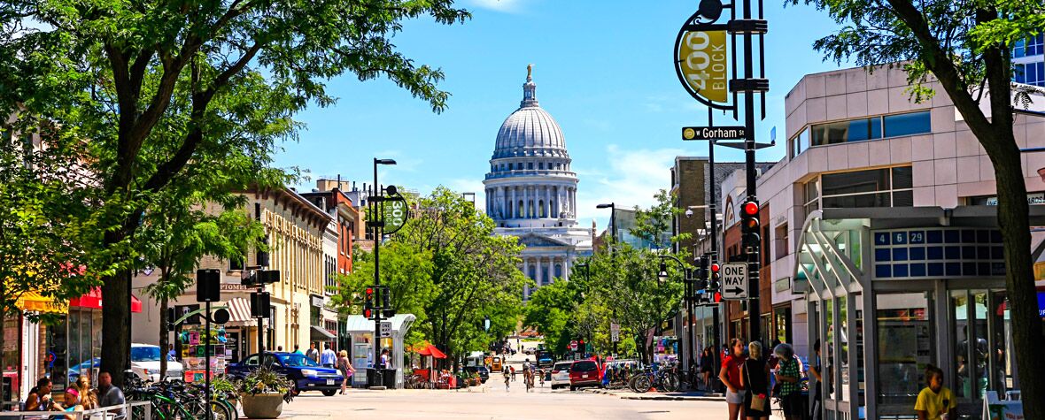 Picture of State Street, Madison, WI, USA