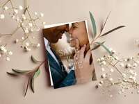 Beautiful save-the-dates made with a template. 