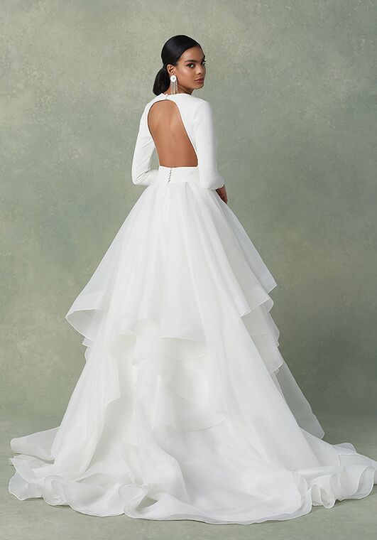 Justin Alexander Fisher Ball Gown Wedding Dress - 4