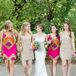 Mismatched Patterned Bridesmaid Look