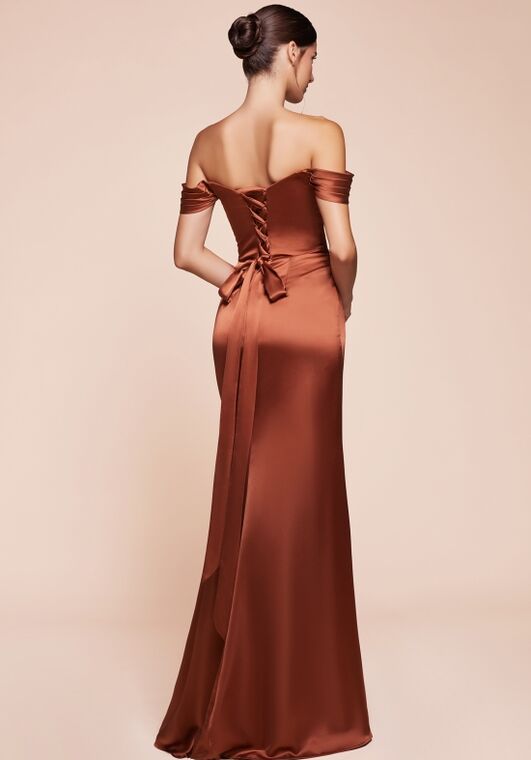 Ladivine 7452 Off the Shoulder Bridesmaid Dress - 2