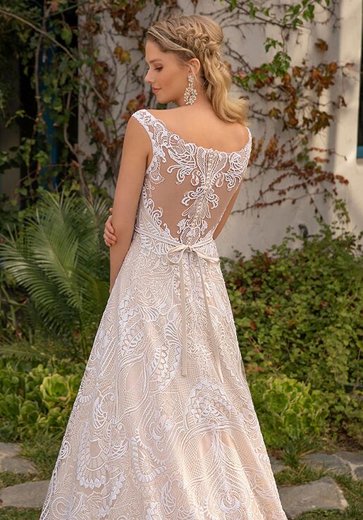 Beloved by Casablanca Bridal BL303 Ember A-Line Wedding Dress - 3