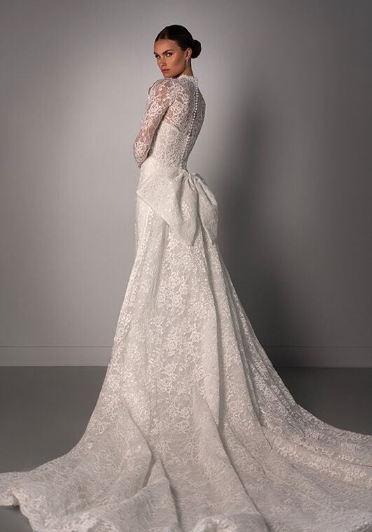 Martina Liana Luxe LE1450 Column Wedding Dress - 4