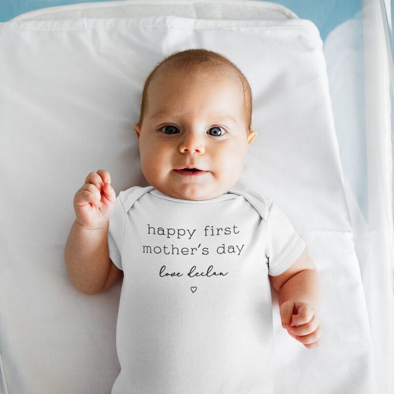Mother's Day onesie gift idea for wife. 