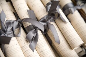 Scroll Styled Ceremony Programs
