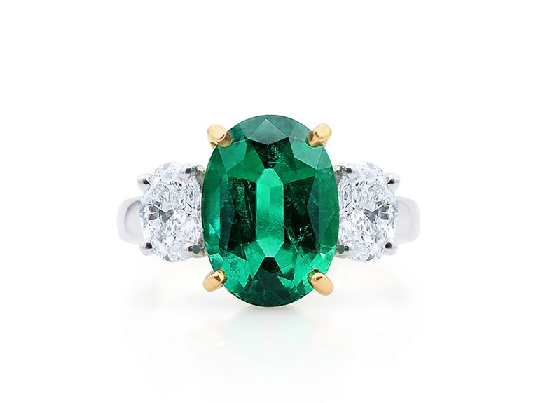 25 Emerald Engagement Rings in Every Shade of Green