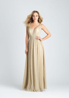 Allure Bridesmaids 1516 V-Neck Bridesmaid Dress