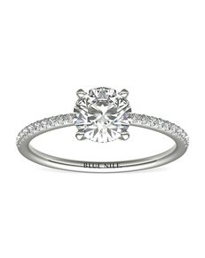 Blue Nile Round Cut Engagement Ring