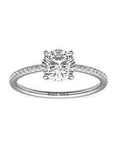 Blue Nile Round Cut Engagement Ring