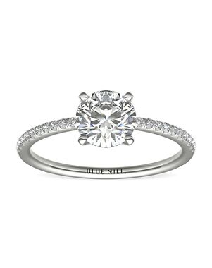 Blue Nile Round Cut Engagement Ring