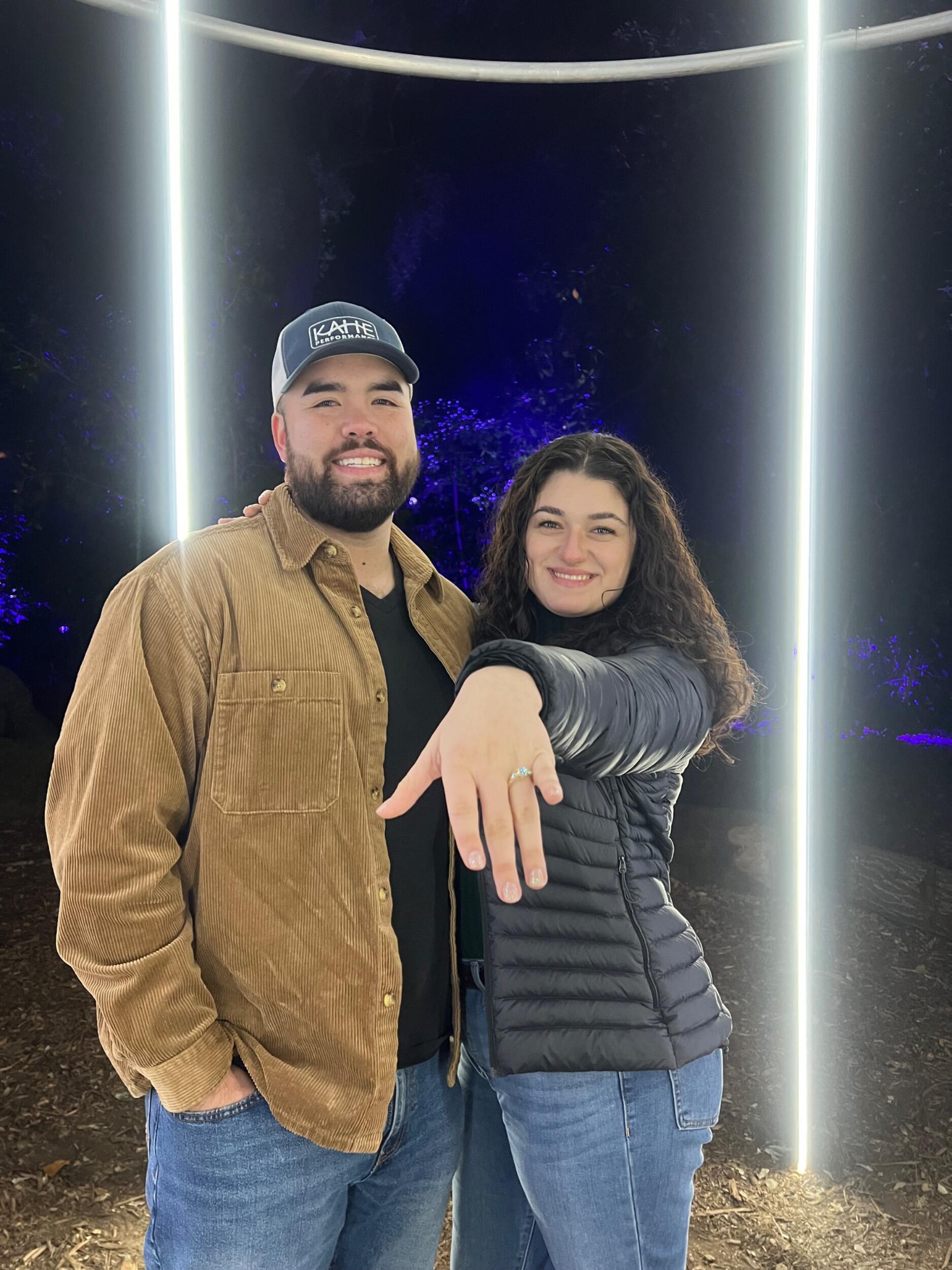 Aliyah and Christian got engaged! 
