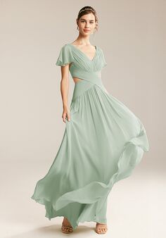 AW Bridal AW Clelia Dress V-Neck Bridesmaid Dress