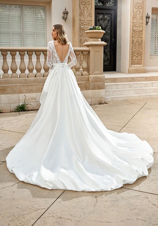Jasmine Couture T232068 Fit-and-Flare Wedding Dress - 5