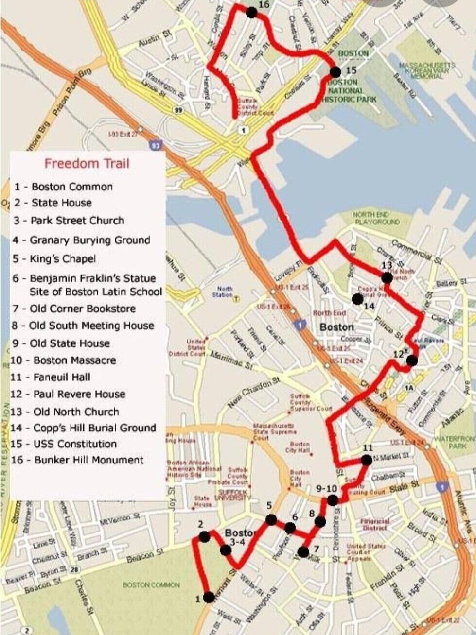 Picture of Freedom Trail Starting Point