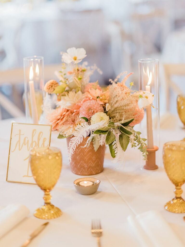 rustic fall wedding centerpieces