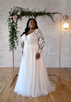 Stella York 7317 plus A-Line Wedding Dress