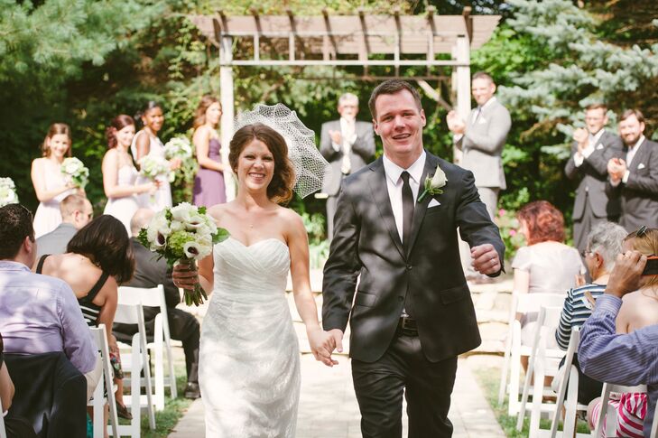 Katie and Garret had been together for eight years when they got married, and their genuine happiness was apparent all day.