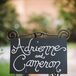 Handwritten Couple Sign