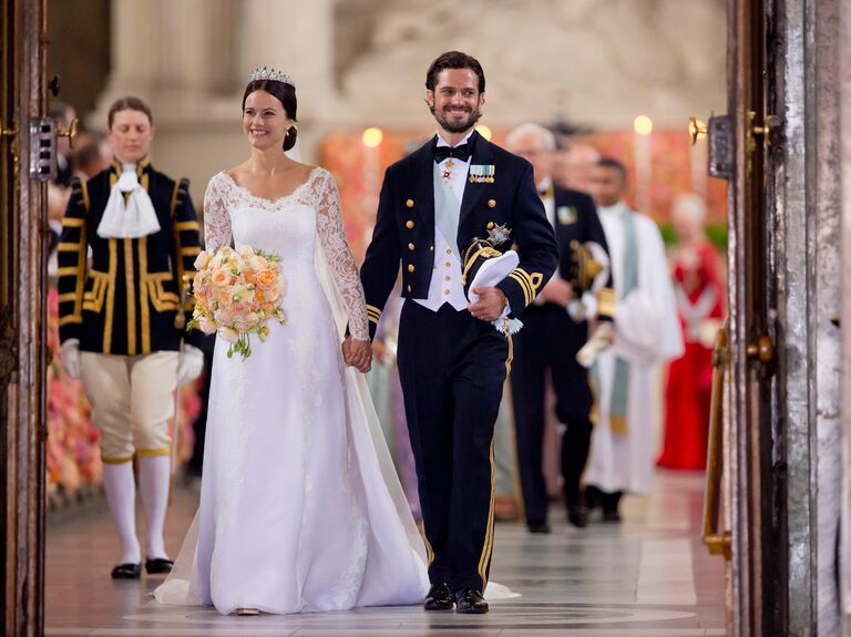 Princess Sofia of Sweden's royal wedding dress