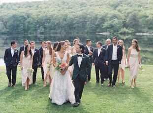 Dana O'Keefe (29 and a category manager) and Zachary "Zak" Scott Stein (31 and a director of product) wanted their wedding to feel like a destination 