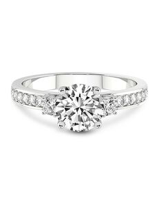 Friendly Diamonds Elegant Princess, Asscher, Cushion, Emerald, Marquise, Pear, Radiant, Round, Oval Cut Engagement Ring