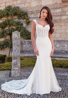 Sincerity Bridal 44334 Fit-and-Flare Wedding Dress