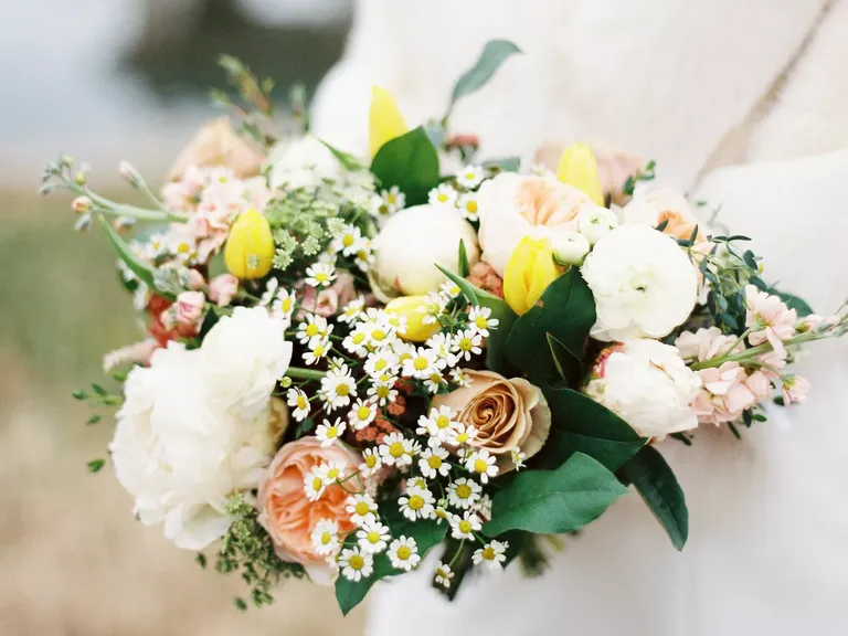 Wonderful Wildflower and Tulip Bouquet