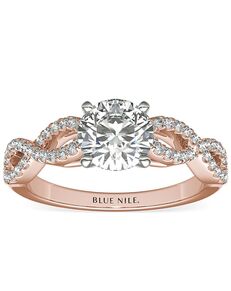 Blue Nile Round Cut Engagement Ring
