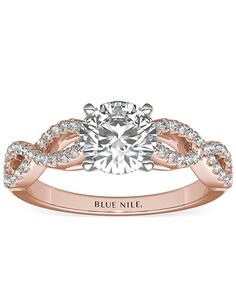 Blue Nile Round Cut Engagement Ring