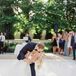Bride and Groom Outdoor First Dance