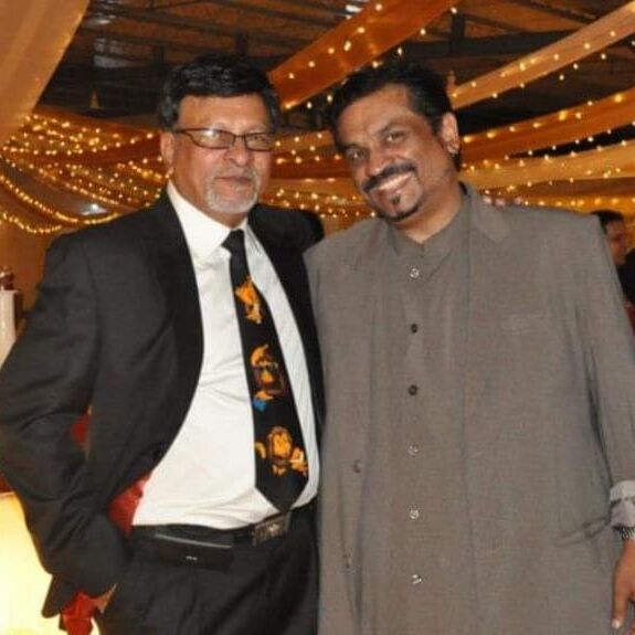 Picture of Ajay Ashok with his beloved Achan