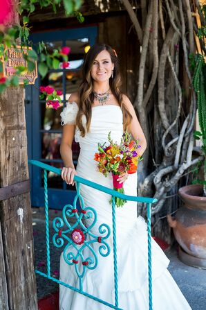 mexican themed wedding bridesmaid dresses Alysia Off-Shoulder Pleated Drape Metallic Gown  Tadashi Shoji Official  Online Boutique